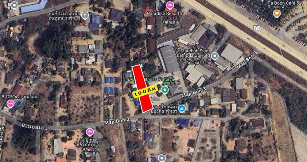 1-Rai Residential Land-1 EP0039 | 1-Rai Residential Land for Sale in East Pattaya