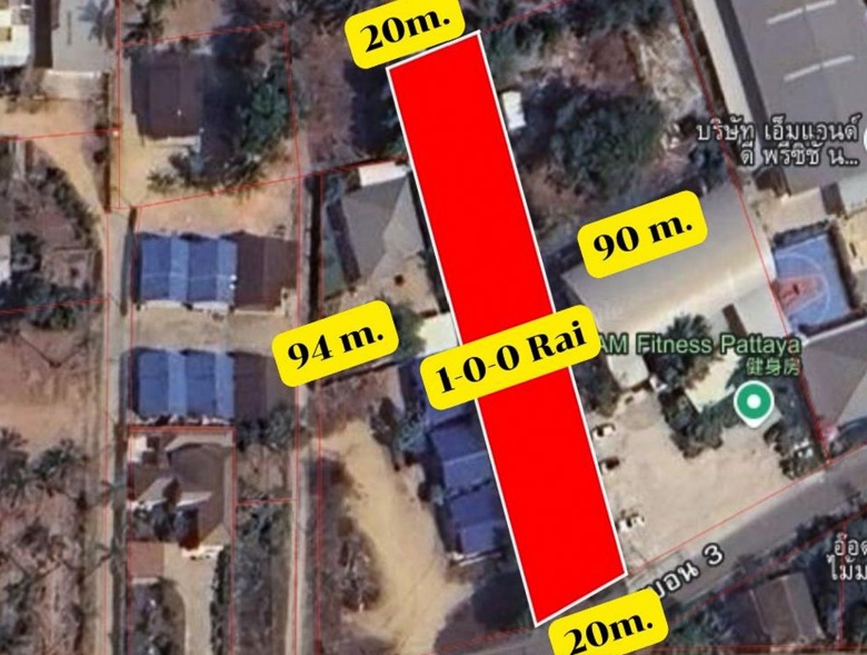 EP0039 | 1-Rai Residential Land for Sale in East Pattaya