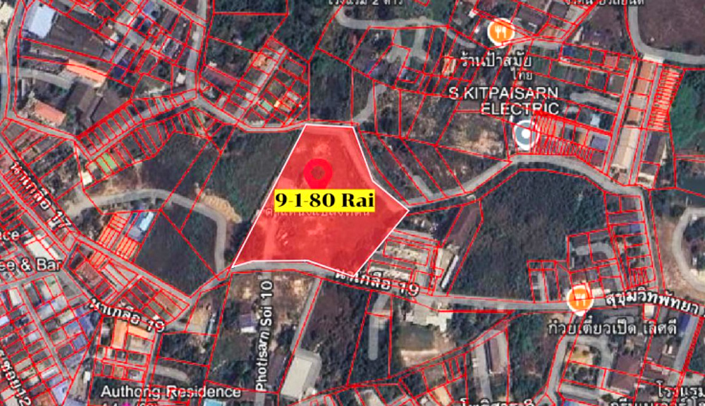 EP0248 | Prime Commercial Land for Sale in Naklua, Pattaya