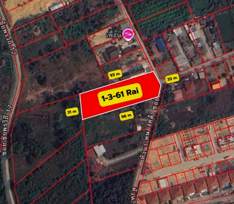 EP0012 | Land for Sale in Nong Yai, Pattaya – Orange Zone