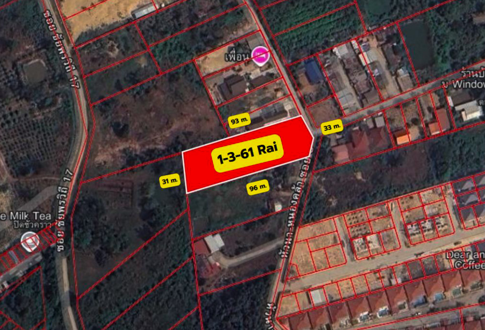 EP0012 | Land for Sale in Nong Yai, Pattaya – Orange Zone