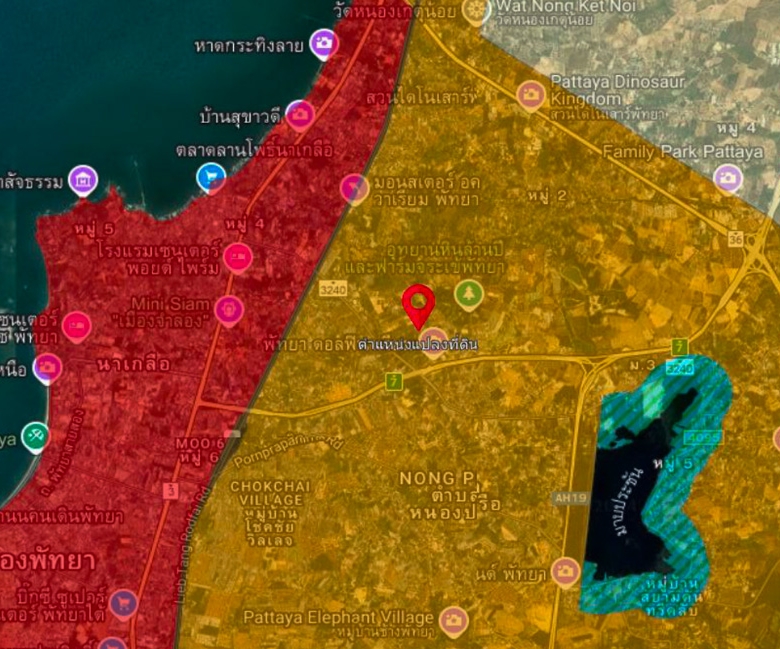 EP0012 | Land for Sale in Nong Yai, Pattaya – Orange Zone