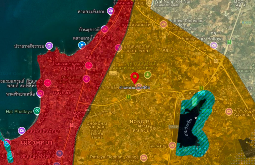 EP0012 | Land for Sale in Nong Yai, Pattaya – Orange Zone