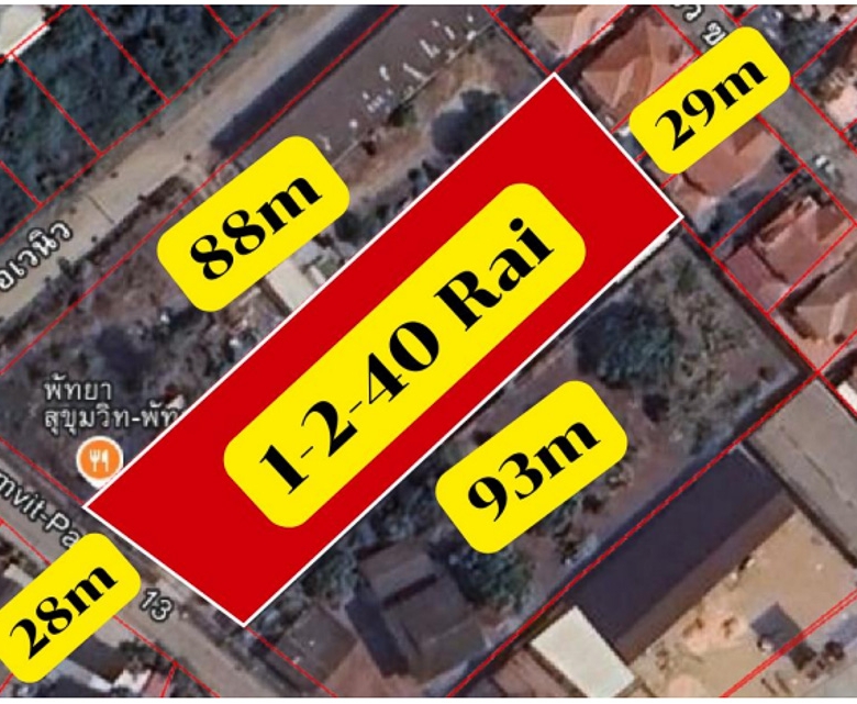 EP0088 | 1.5-Rai Development Land for Sale in Pattaya