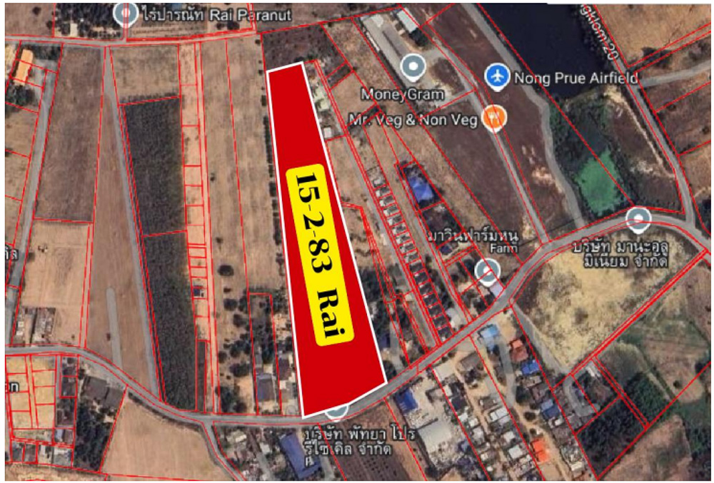 15-Rai Land for Sale-3 EP0128 | 15-Rai Land for Sale in Toongklom-Talman