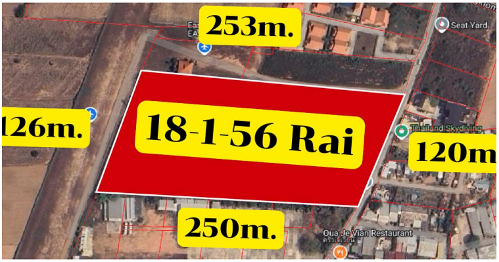 18-Rai Land for Sale-4 EP0127 | 18-Rai Land for Sale in Toongklom-Talman