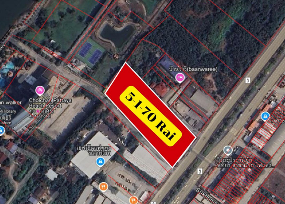 5.4-Rai for Sale Near Krating Lai Beach-3 EP0104 | Prime 5.4-Rai for Sale Near Krating Lai Beach