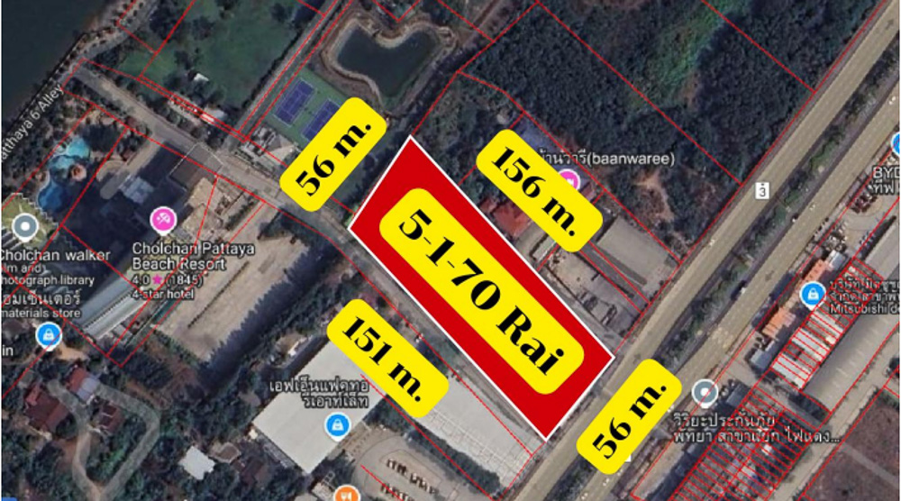 5.4-Rai for Sale Near Krating Lai Beach-4 EP0104 | Prime 5.4-Rai for Sale Near Krating Lai Beach