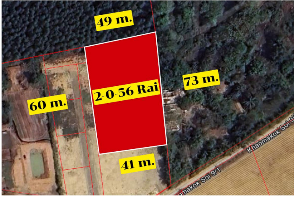 Land Plot for Sale in Khao Makok-4 EP0122 | Land Plot for Sale in Khao Makok, East Pattaya