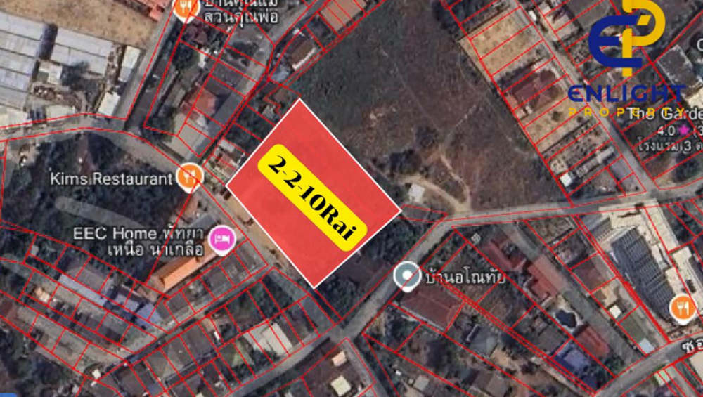 EP0308 | 2.5-Rai Red-Zone Land for Sale in Naklua