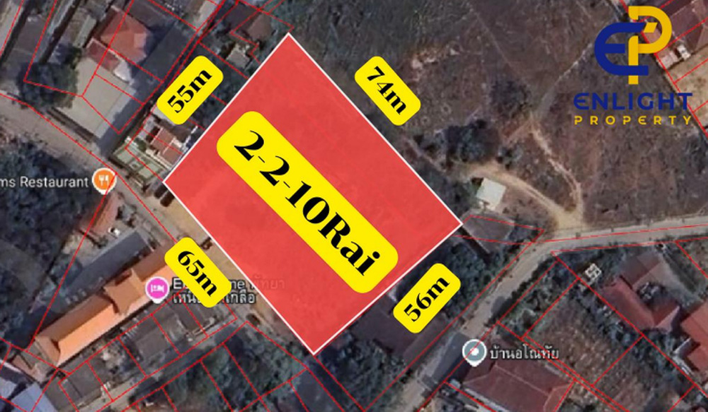 EP0308 | 2.5-Rai Red-Zone Land for Sale in Naklua