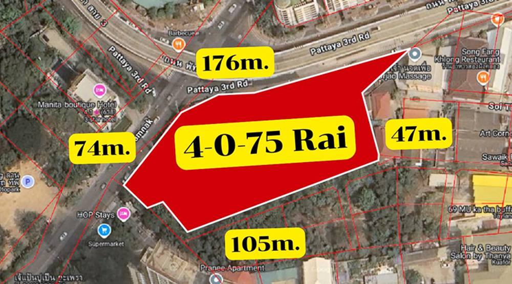 Land for Sale in Pratumnak Pattaya-5 EP0153 | Land for Sale in Pratumnak, Pattaya