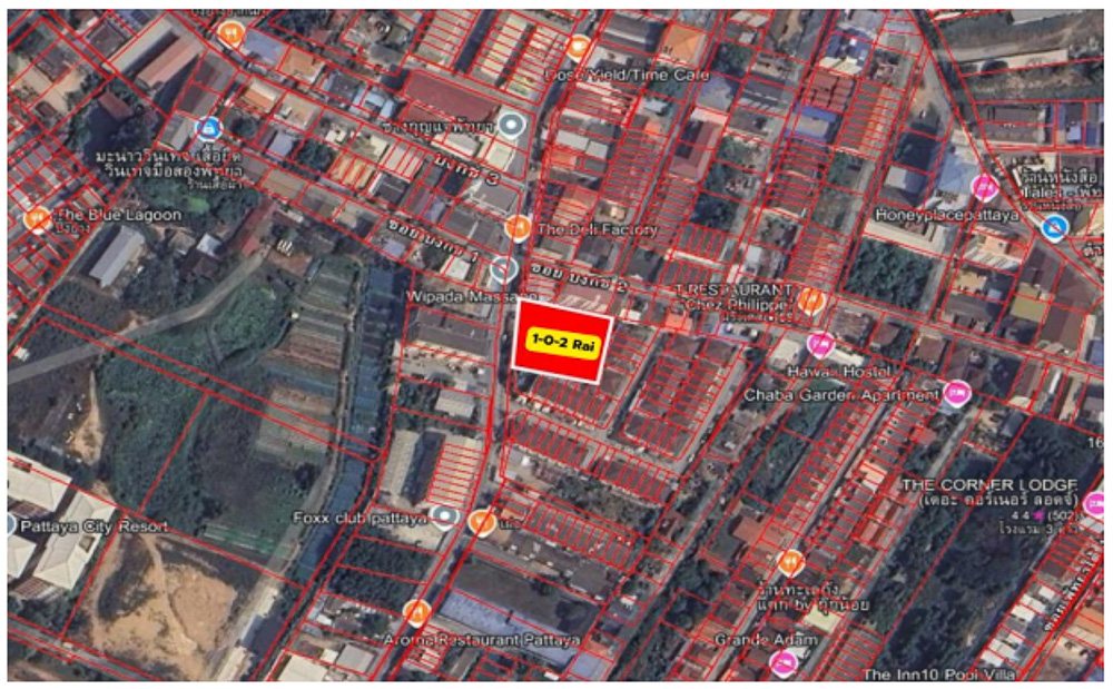 Land for Sale in South Pattaya-2 EP0065 | Commercial Red Zone Land for Sale in South Pattaya