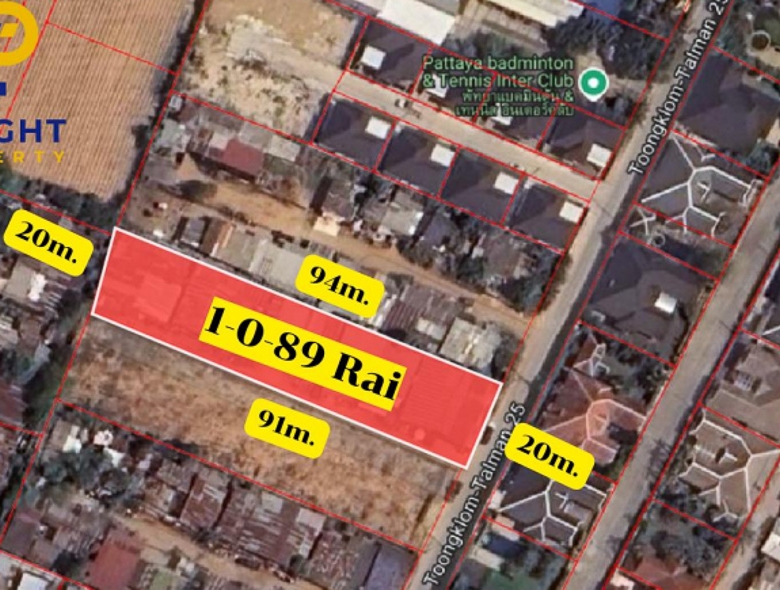 EP0303 | 1-Rai Red-Zone Land for Sale in Toongklom-Talman