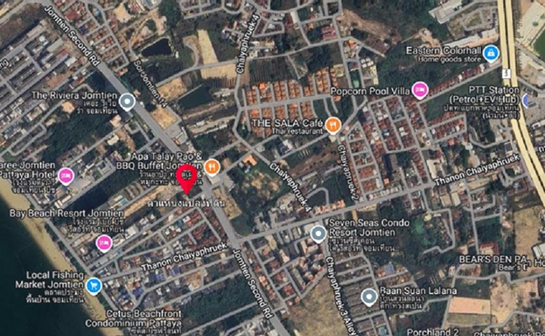 EP0150 | Land for Sale on Jomtien Second Road