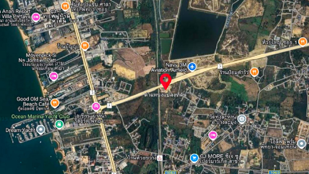 Prime 1.8-Rai Land for Sale in Huay Yai-1 EP0218 | Prime 1.8-Rai Land for Sale in Huay Yai