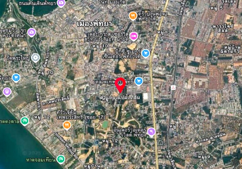 EP0214 | Commercial Red Zone Land for Sale in Pattaya