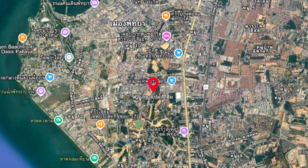 Red Zone Land for Sale in Pattaya-1 EP0214 | Commercial Red Zone Land for Sale in Pattaya