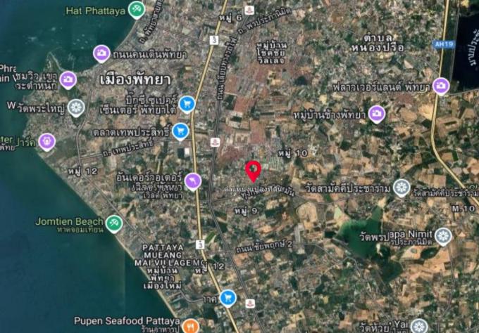 EP0069 | Land for Sale in Nong Krabok, Pattaya