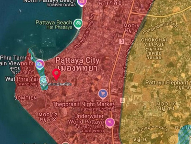EP0154 | 1-Rai Land Plot for Sale in Thappraya, Pattaya