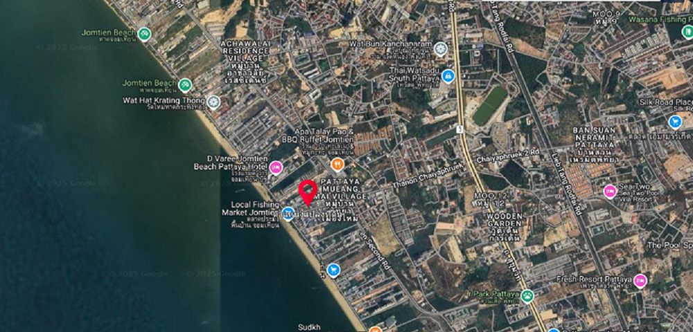 Land Plot for Sale Near Jomtien Beach-1 EP0149 | Land Plot for Sale Near Jomtien Beach