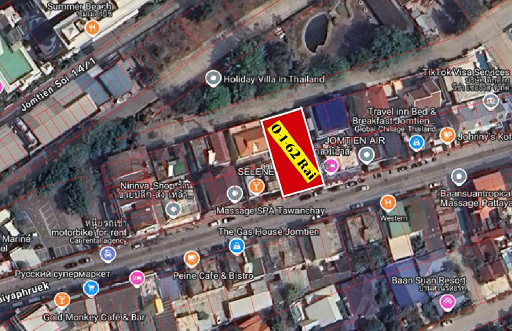 Land Plot for Sale Near Jomtien Beach-3 EP0149 | Land Plot for Sale Near Jomtien Beach