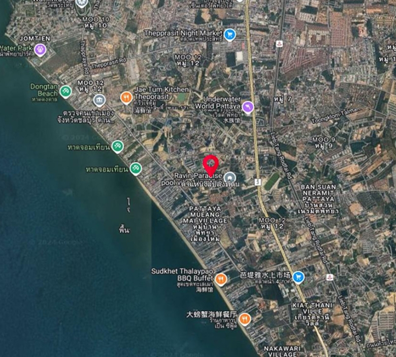 EP0142 | Land Plot for Sale in Jomtien, Pattaya