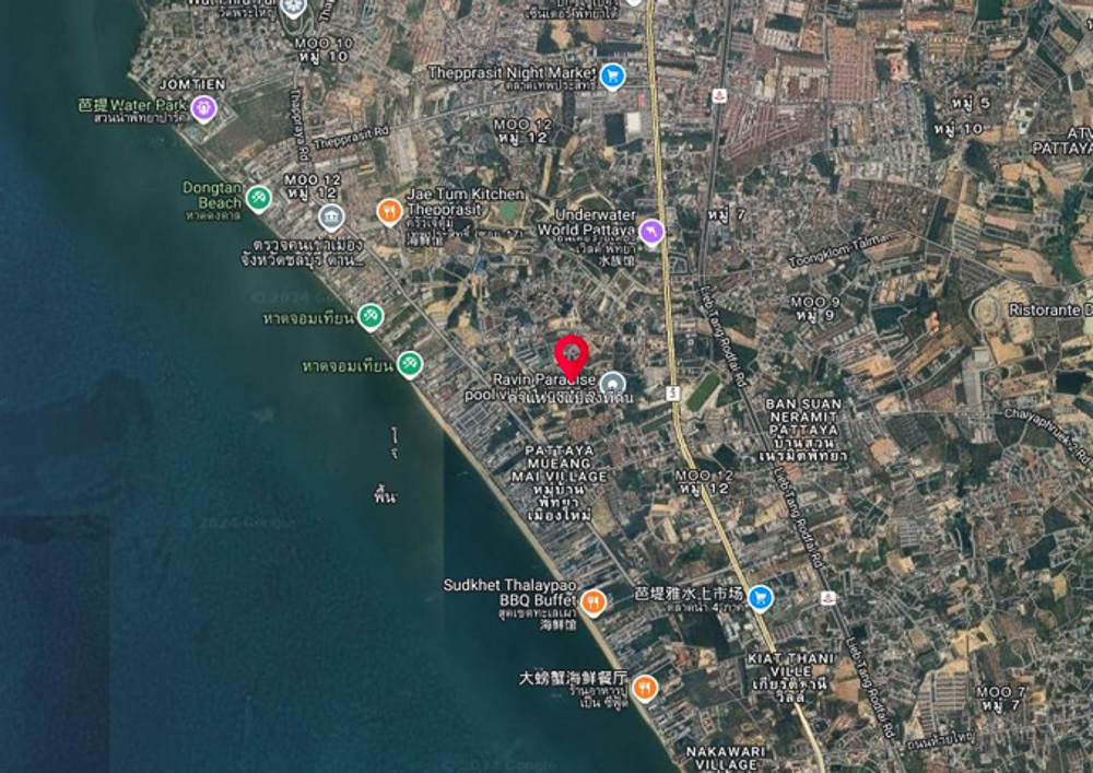 Land Plot for Sale in Jomtien-1 EP0141 | 1-Rai Land Plot for Sale in Jomtien, Pattaya