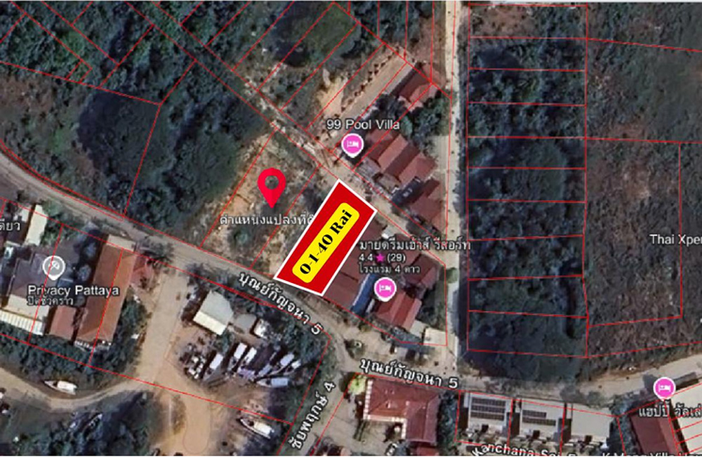 Land Plot for Sale in Jomtien-3 EP0142 | Land Plot for Sale in Jomtien, Pattaya