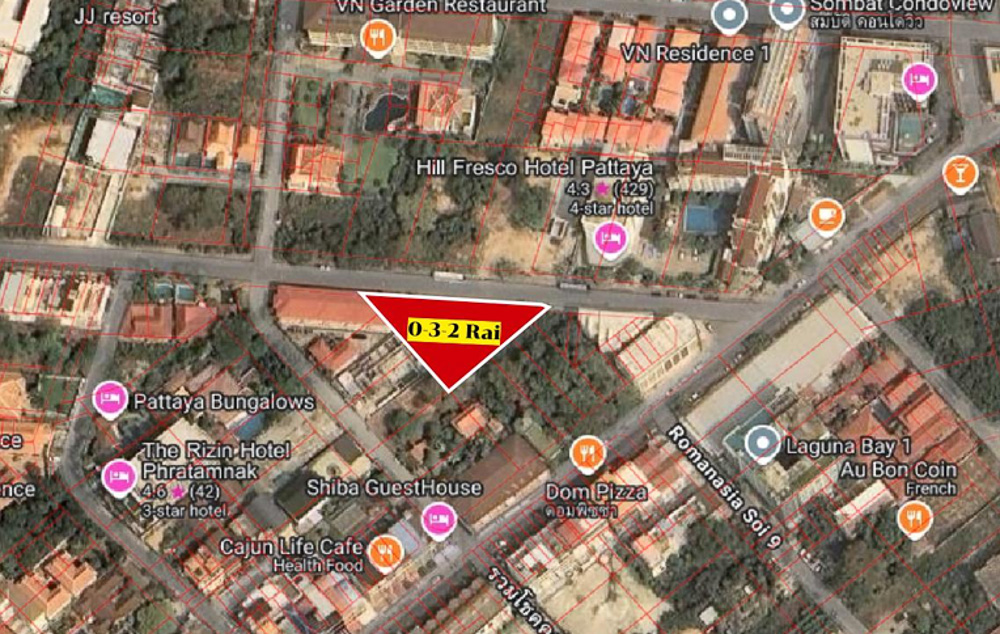 EP0169 | Land Plot for Sale in Pratumnak Hill, Pattaya