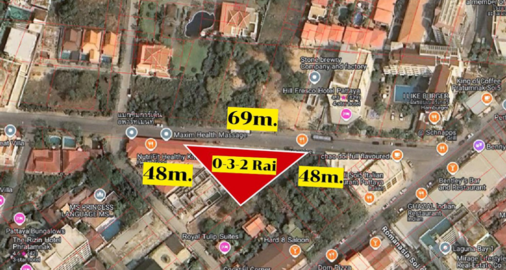 EP0169 | Land Plot for Sale in Pratumnak Hill, Pattaya