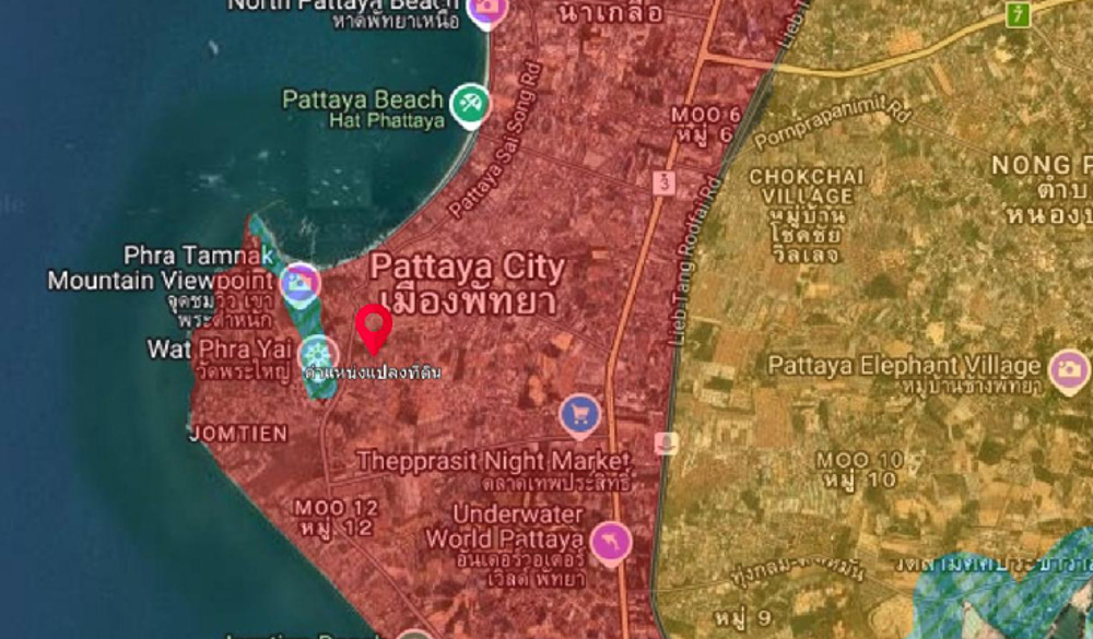 Land Plot for Sale in Thappraya-2 EP0166 | Land Plot for Sale in Thappraya, Pattaya