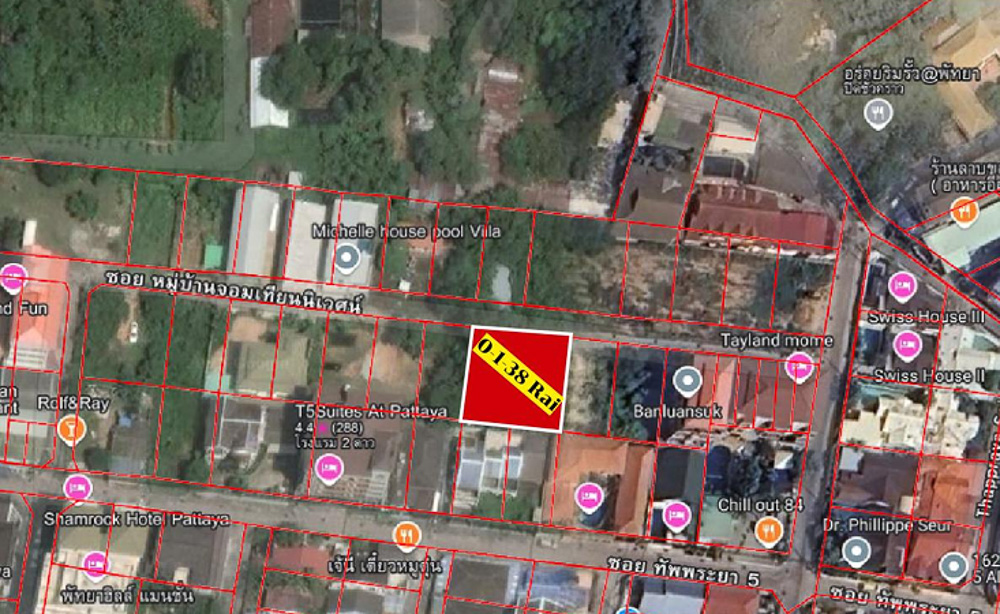 Land Plot for Sale in Thappraya-3 EP0166 | Land Plot for Sale in Thappraya, Pattaya
