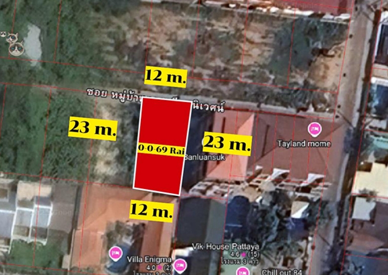 EP0165 | Land Plot for Sale in Thappraya, Pattaya
