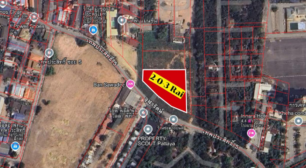 EP0198 | Land Plot for Sale in Thepprasit, Pattaya
