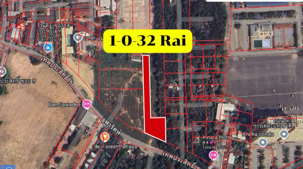 Land Plot for Sale in Thepprasit-3 EP0213 | Land Plot for Sale in Thepprasit, Pattaya
