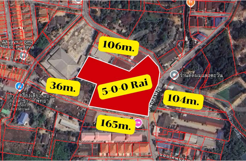 EP0133 | Prime 332 Sq.w. Land for Sale in North Pattaya