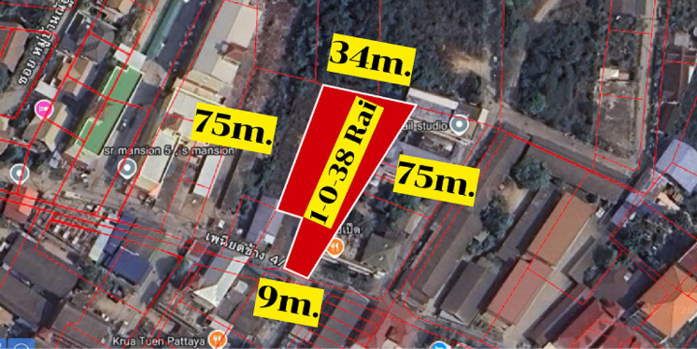 EP0179 | 1-Rai Land Plot for Sale in Paniad Chang, Pattaya
