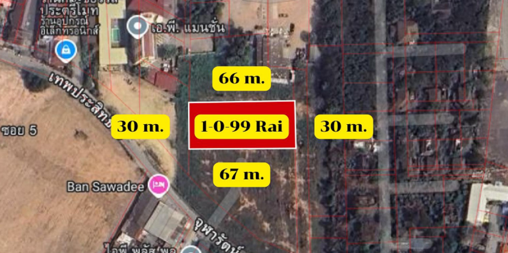 EP0196 | Land Plot for Sale in Thepprasit, Pattaya
