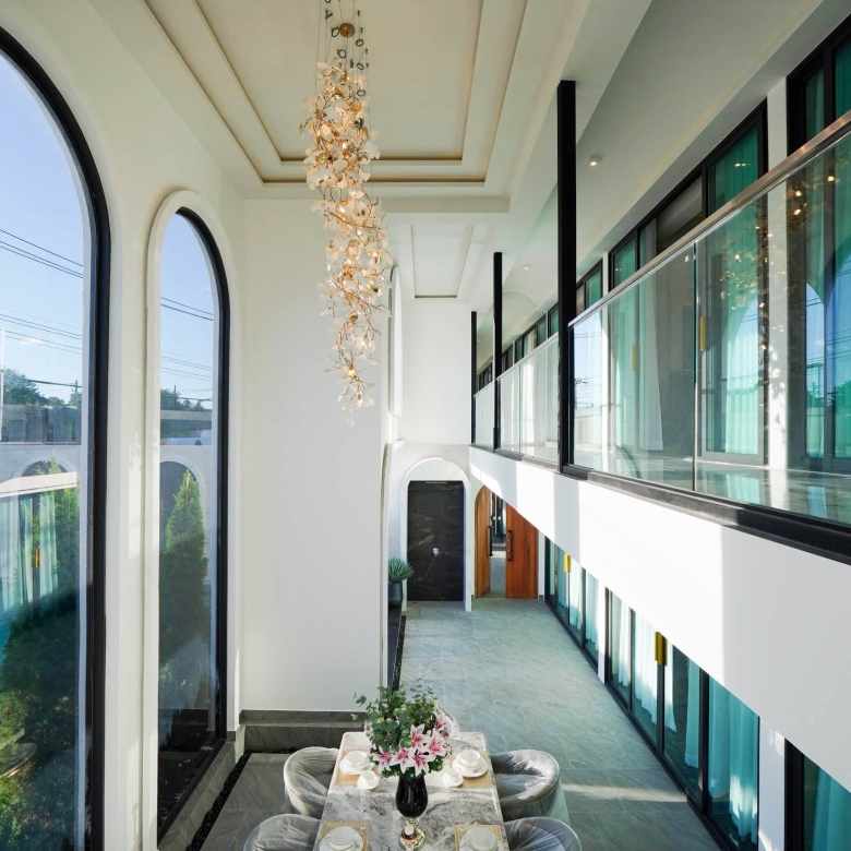 EP:0915 | Entire Project for Sale (3 New Houses): 55 million THB Stunning reservoir views of Chak Nok Lake, with 16 beds 17 baths
