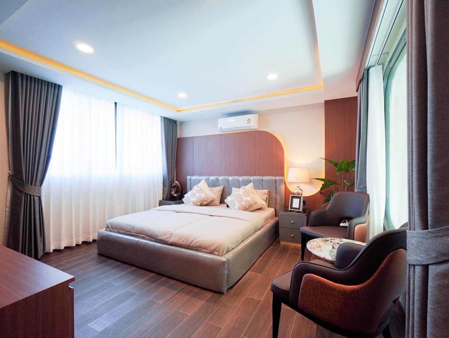EP:0915 | Entire Project for Sale (3 New Houses): 55 million THB Stunning reservoir views of Chak Nok Lake, with 16 beds 17 baths