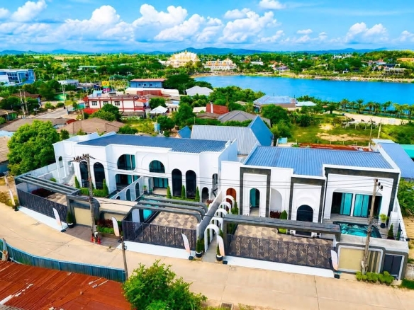 EP:0915 | Entire Project for Sale (3 New Houses): 55 million THB Stunning reservoir views of Chak Nok Lake, with 16 beds 17 baths